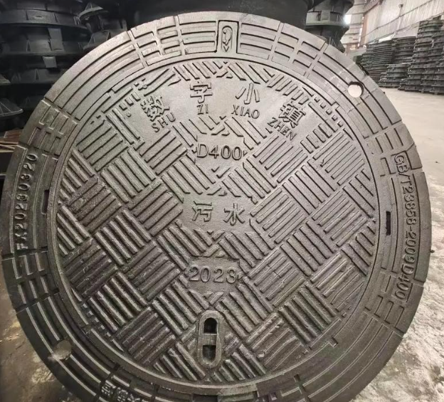 贡觉球墨铸铁防沉降井盖展示